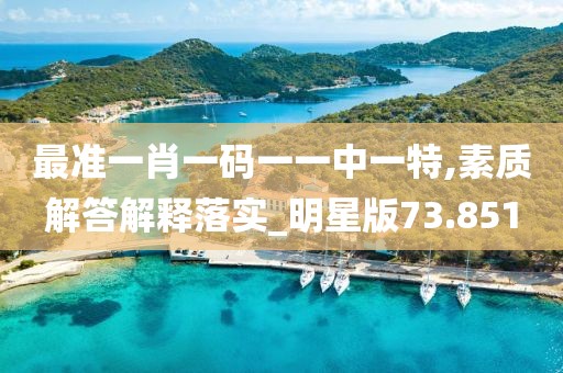 最準一肖一碼一一中一特,素質解答解釋落實_明星版73.851