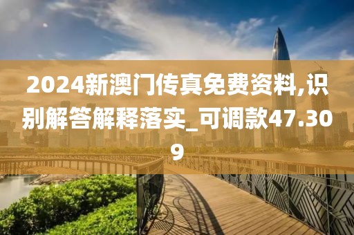 2024新澳門傳真免費資料,識別解答解釋落實_可調款47.309
