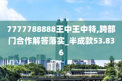 7777788888王中王中特,跨部門合作解答落實_半成款53.836