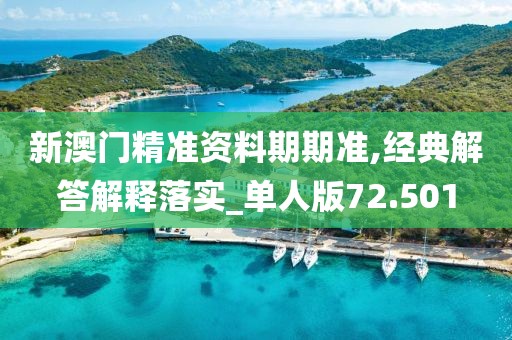 新澳門精準資料期期準,經典解答解釋落實_單人版72.501