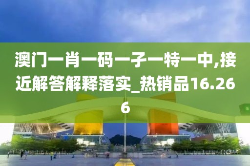 澳門一肖一碼一孑一特一中,接近解答解釋落實_熱銷品16.266