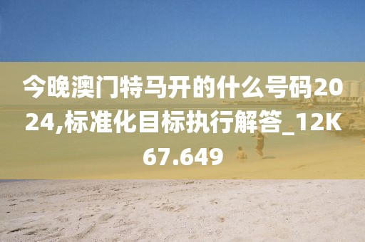 今晚澳門特馬開的什么號碼2024,標準化目標執行解答_12K67.649