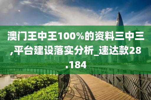 澳門王中王100%的資料三中三,平臺建設落實分析_速達款28.184