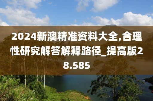 2024新澳精準資料大全,合理性研究解答解釋路徑_提高版28.585