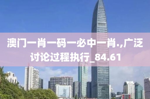 澳門一肖一碼一必中一肖.,廣泛討論過程執行_84.61