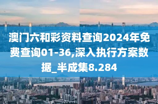 澳門六和彩資料查詢2024年免費查詢01-36,深入執行方案數據_半成集8.284