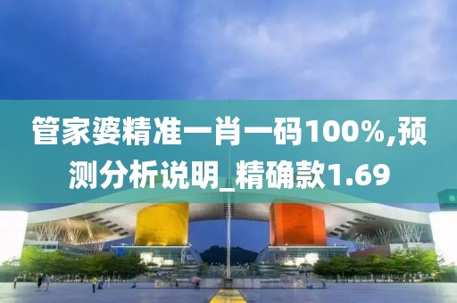 管家婆精準一肖一碼100%,預測分析說明_精確款1.69
