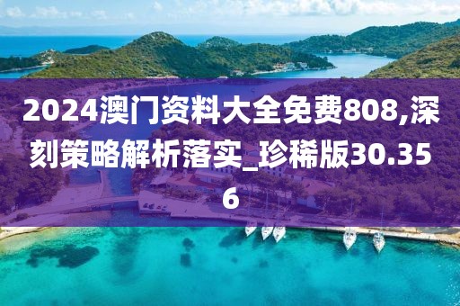 2024澳門資料大全免費808,深刻策略解析落實_珍稀版30.356