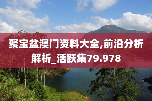 聚寶盆澳門資料大全,前沿分析解析_活躍集79.978