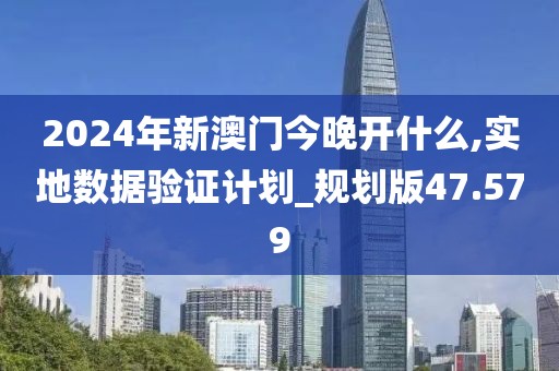 2024年新澳門今晚開什么,實地數據驗證計劃_規劃版47.579