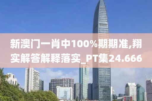 新澳門一肖中100%期期準,翔實解答解釋落實_PT集24.666