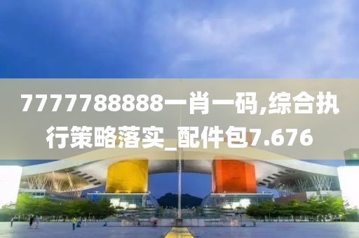 7777788888一肖一碼,綜合執行策略落實_配件包7.676