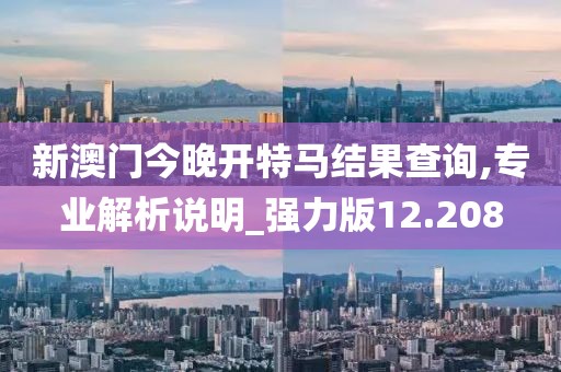 新澳門今晚開特馬結果查詢,專業解析說明_強力版12.208