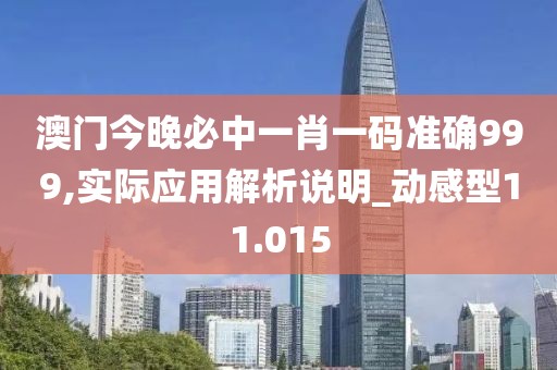 澳門今晚必中一肖一碼準確999,實際應用解析說明_動感型11.015