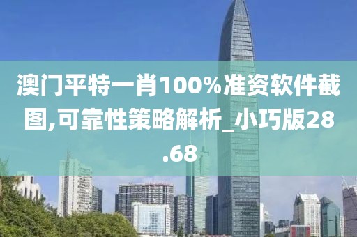 澳門平特一肖100%準資軟件截圖,可靠性策略解析_小巧版28.68