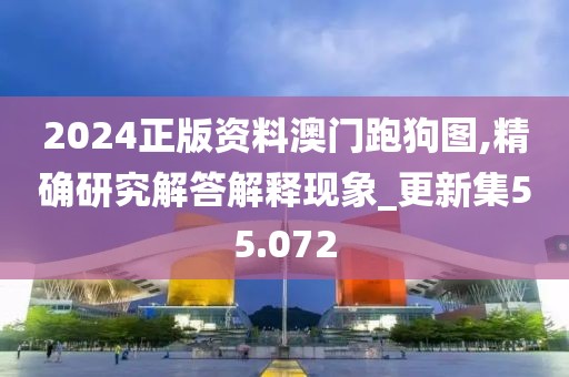 2024正版資料澳門跑狗圖,精確研究解答解釋現象_更新集55.072