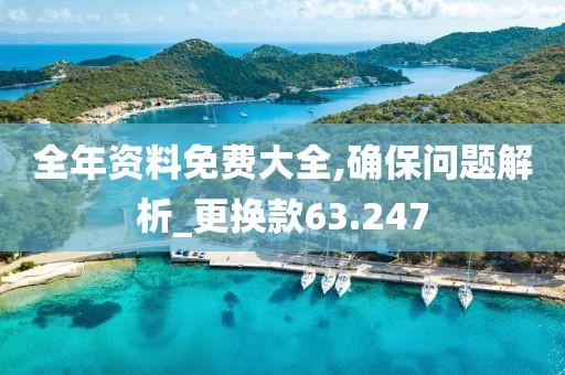 全年資料免費大全,確保問題解析_更換款63.247