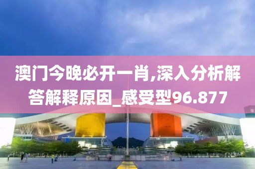 澳門今晚必開一肖,深入分析解答解釋原因_感受型96.877