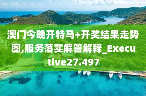 澳門今晚開特馬+開獎結果走勢圖,服務落實解答解釋_Executive27.497