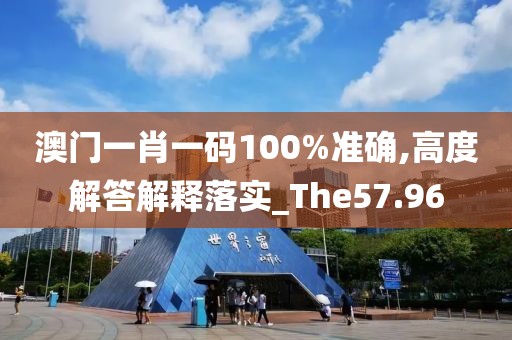 澳門一肖一碼100%準確,高度解答解釋落實_The57.96