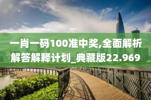 一肖一碼100準中獎,全面解析解答解釋計劃_典藏版22.969