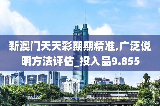 新澳門天天彩期期精準,廣泛說明方法評估_投入品9.855