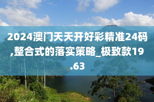 2024澳門天天開好彩精準24碼,整合式的落實策略_極致款19.63