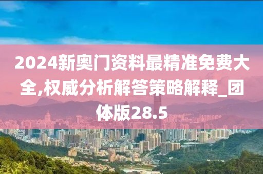 2024新奧門資料最精準免費大全,權威分析解答策略解釋_團體版28.5