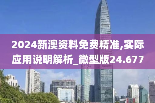 2024新澳資料免費精準,實際應用說明解析_微型版24.677