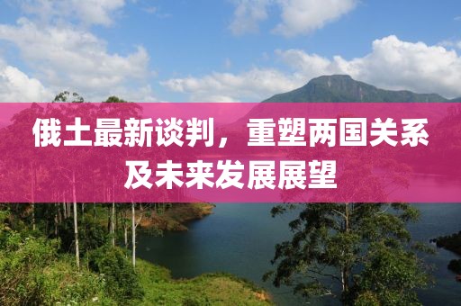 俄土最新談判，重塑兩國關系及未來發展展望