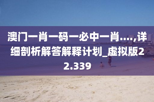 澳門一肖一碼一必中一肖....,詳細剖析解答解釋計劃_虛擬版22.339