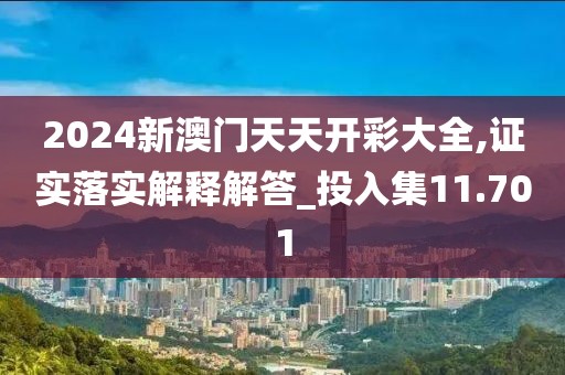 2024新澳門天天開彩大全,證實落實解釋解答_投入集11.701