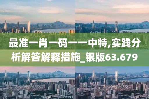 最準一肖一碼一一中特,實踐分析解答解釋措施_銀版63.679