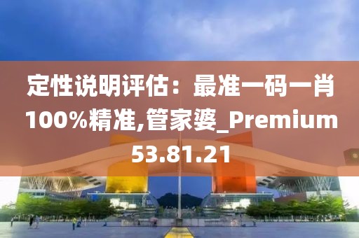 定性說明評估：最準一碼一肖100%精準,管家婆_Premium53.81.21