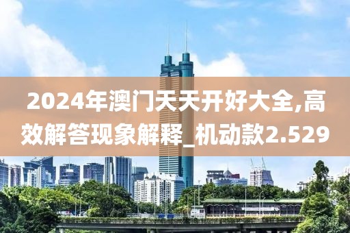 2024年澳門天天開好大全,高效解答現象解釋_機動款2.529