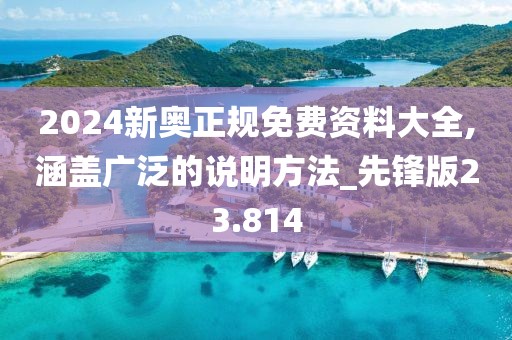 2024新奧正規免費資料大全,涵蓋廣泛的說明方法_先鋒版23.814