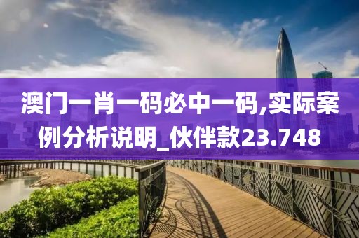 澳門一肖一碼必中一碼,實際案例分析說明_伙伴款23.748