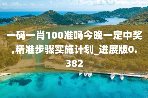一碼一肖100準嗎今晚一定中獎,精準步驟實施計劃_進展版0.382