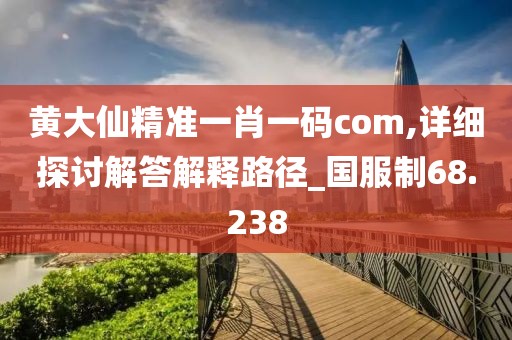 黃大仙精準一肖一碼com,詳細探討解答解釋路徑_國服制68.238