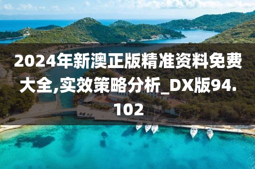 2024年新澳正版精準資料免費大全,實效策略分析_DX版94.102