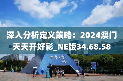 深入分析定義策略：2024澳門天天開好彩_NE版34.68.58