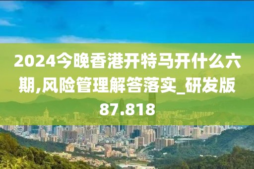 2024今晚香港開特馬開什么六期,風險管理解答落實_研發版87.818