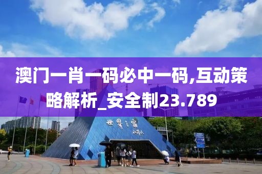 澳門一肖一碼必中一碼,互動策略解析_安全制23.789