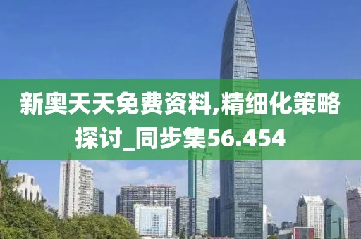 新奧天天免費資料,精細化策略探討_同步集56.454