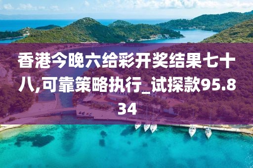 香港今晚六給彩開獎結果七十八,可靠策略執行_試探款95.834