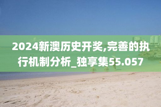 2024新澳歷史開獎,完善的執行機制分析_獨享集55.057