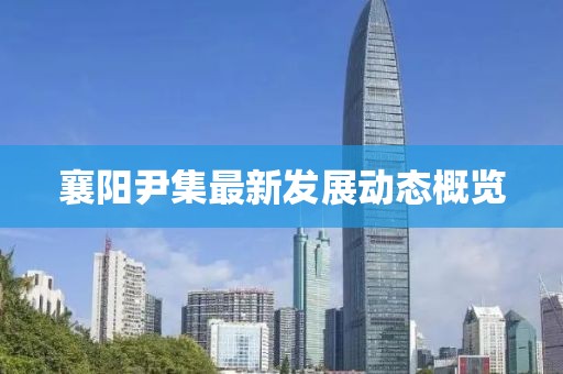 襄陽尹集最新發展動態概覽
