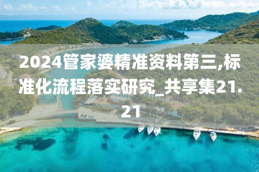 2024管家婆精準資料第三,標準化流程落實研究_共享集21.21