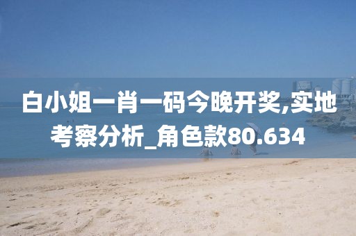 白小姐一肖一碼今晚開獎,實地考察分析_角色款80.634