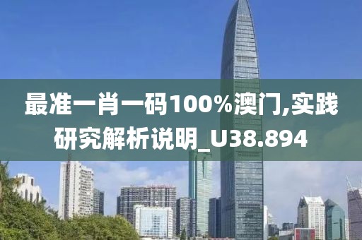 最準一肖一碼100%澳門,實踐研究解析說明_U38.894